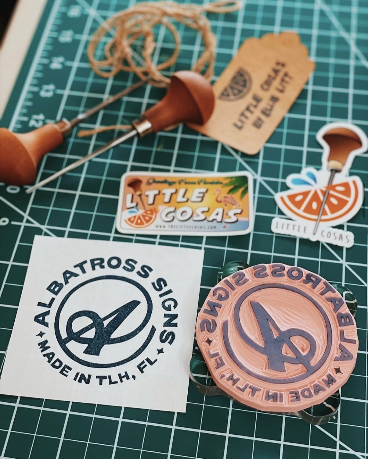 Custom Logo Stamp by Little Cosas